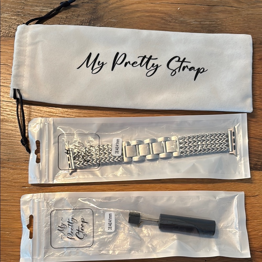 My Pretty Strap Silver Watch Band